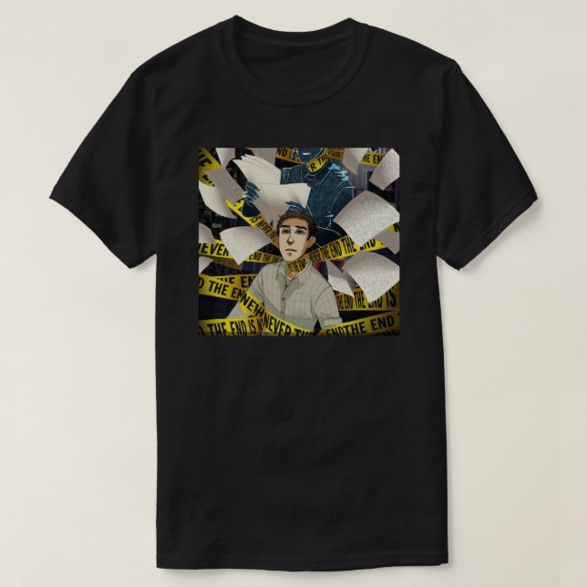 Stanley parable, die Stallparabel, Stallpara T-Shirt (Design vorne)