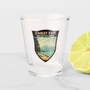 Stanley Park Vancouver Kanada Reise Kunst Vintage Schnapsglas