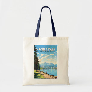 Stanley Park Vancouver Kanada Reise Kunst Vintage Tragetasche