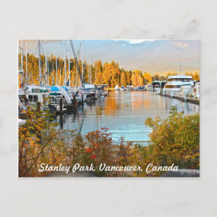 Stanley Park Waterside Postcard Postkarte