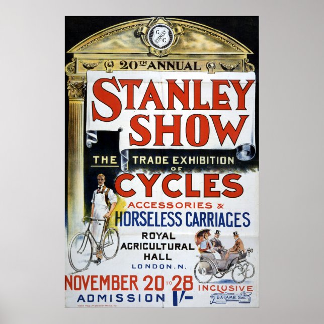 Stanley Show Cycles Exhibition Poster (Vorne)