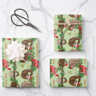 Stanley Sloth & Friends Weihnachtspapier Geschenkpapier Set