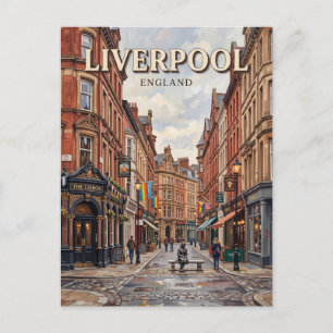 Stanley Street England Postkarte
