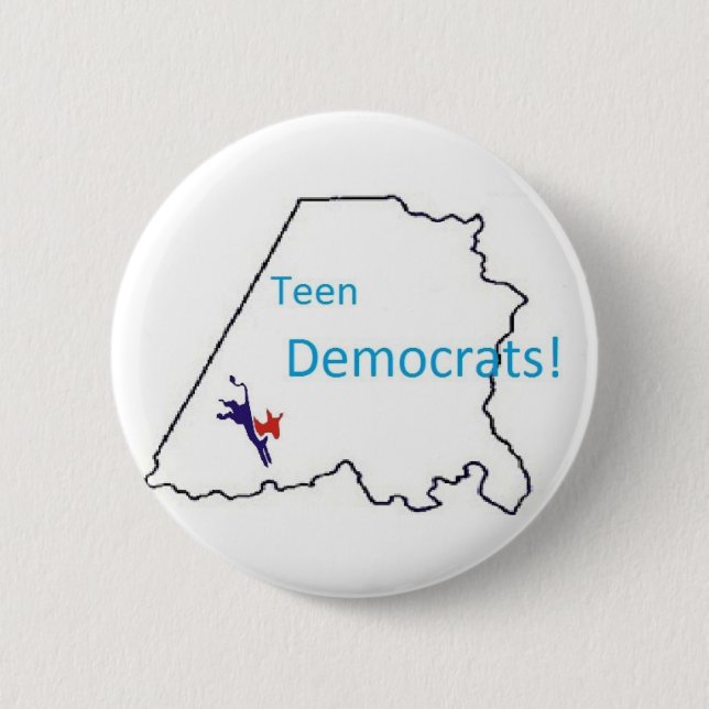 Stanly County jugendlich Demokraten Knopf Button (Vorderseite)