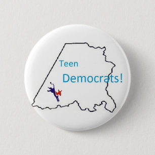 Stanly County jugendlich Demokraten Knopf Button