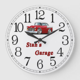 Stan's Garage Große Wanduhr