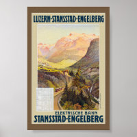 Stansstad-Engelberg Vintage Poster 1910