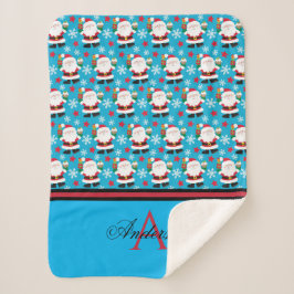 Stanta Blue Personalisiert Sherpadecke