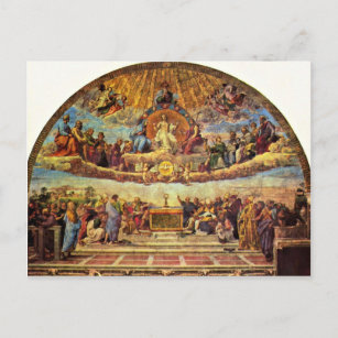 Stanza della Signatura im Vatikan für Papst Jul Postkarte