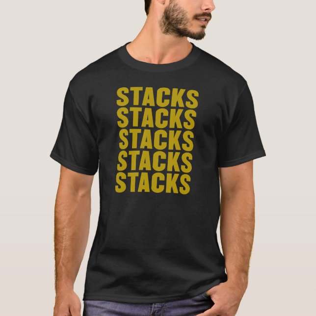 Stapel auf Stapeln auf Stapeln T-Shirt (Vorderseite)