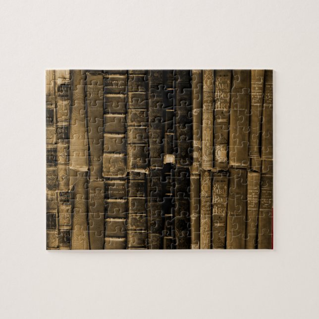 Stapel des Buch-Puzzlespiels Puzzle (Horizontal)