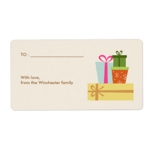 Stapel des Geschenkboxen-Feiertags