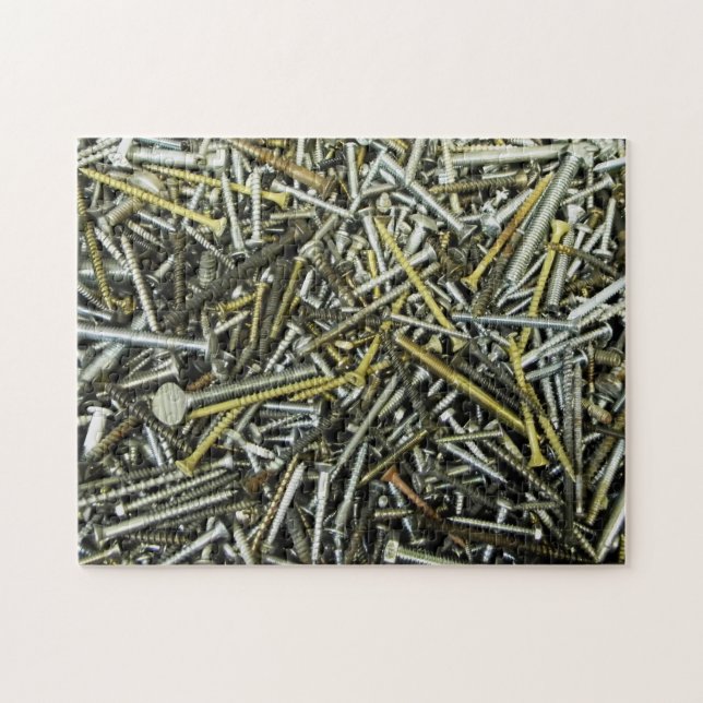 Stapel des Schraubenpuzzlespiels Puzzle (Horizontal)