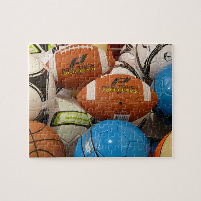 Stapel des Sport-Ball-Puzzlen Puzzle (Horizontal)