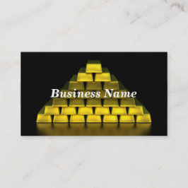 Stapel Goldbarren Visitenkarte