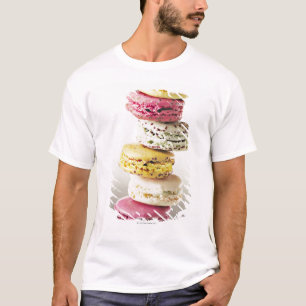 Stapel vibrierende Makronen T-Shirt