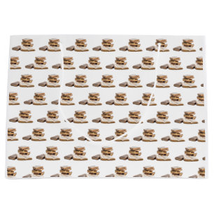 Stapel Vintager Bücher Große Geschenktüte