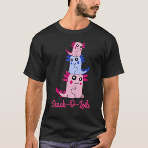 Stapel von Axolotls Stapel oder Lotls Niedlicher A T-Shirt