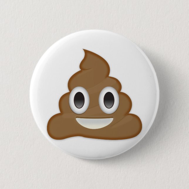 Stapel von Poo Emoji Button (Vorderseite)
