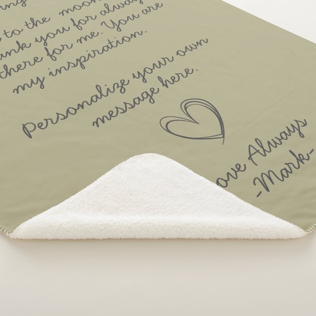 Stapelhandgeschriebener Liebe oder Meldung Sherpadecke (3/4)