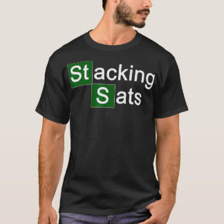 Stapeln Sats Satoshis Bitcoin Crypto T-Shirt