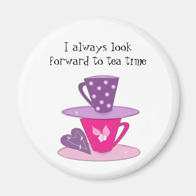 Stapeln von Teacups Magnet (Vorne)