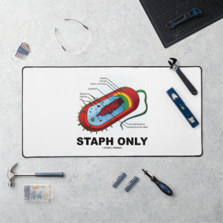 Staph nur Bakteriendiagramm Prokaryote Bakterien Schreibtischunterlage