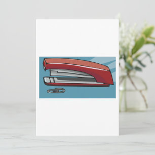 Stapler Einladung