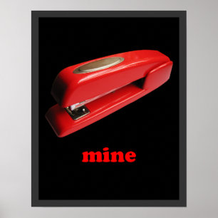 Stapler Mine Poster