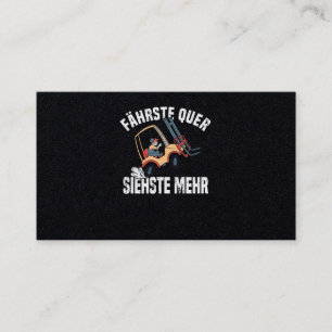 Staplertreiber Visitenkarte