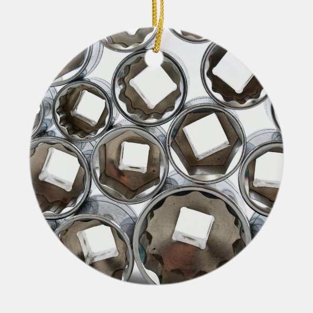 Staplungssockel Keramikornament (Vorne)