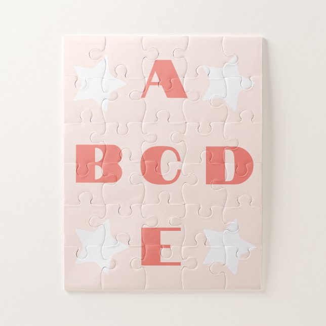 Star ABCDE Puzzle (Vertikal)