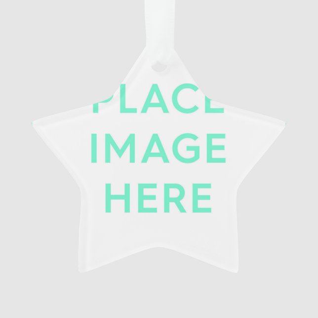 Star Acrylic Ornament (Vorderseite)