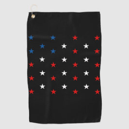 Star American Flag Golfhandtuch