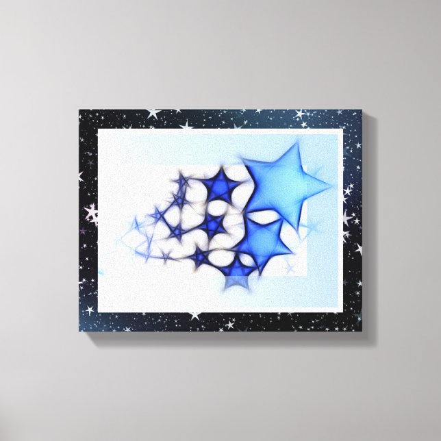Star Art Wrapped Canvas Leinwanddruck (Vorderseite)