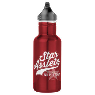 Star Asslete (Avid Indoorsman) Edelstahlflasche