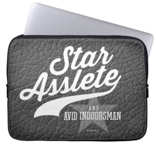 Star Asslete (Avid Indoorsman) Laptopschutzhülle