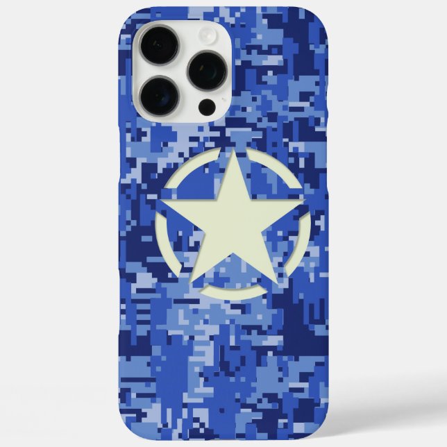 Star auf der Camouflage der Marine Case-Mate iPhone Hülle (Rückseite)