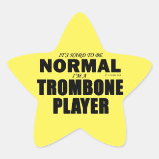 Star-Aufkleber für den normalen Trombone-Player Stern-Aufkleber