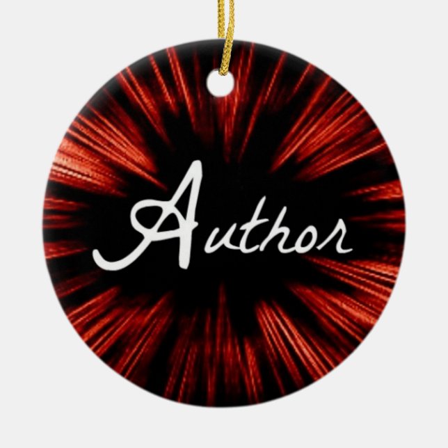 Star Author Keramikornament (Vorne)