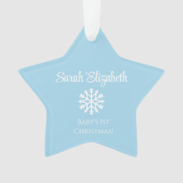 Star Baby's 1. Weihnachtsdekoration | Jede Farbe! Ornament