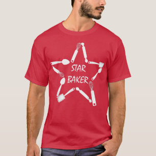Star Baker Funny Baking Life Konditorei Koch Confe T-Shirt