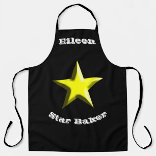Star Baker Personalisiert Sheriffs Abzeichen Schürze