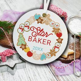Star Baker Weihnachtskekse Feiertag Ornament Aus Metall