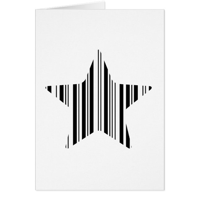 STAR BAR CODE Stellar Barcode Musterdesign (Vorne)