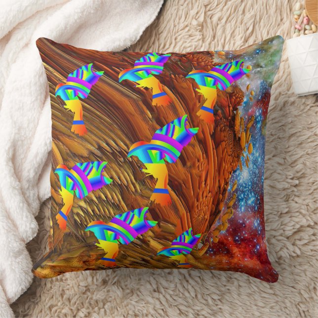 Star Birds Throw Kissen (Decke)