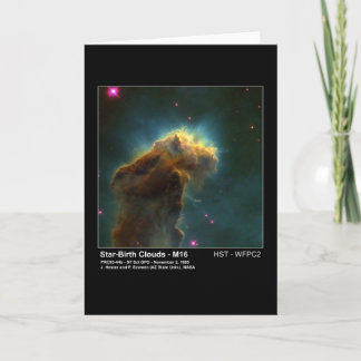 Star Birth Cloud M16 Hubble Telescope Foto Karte