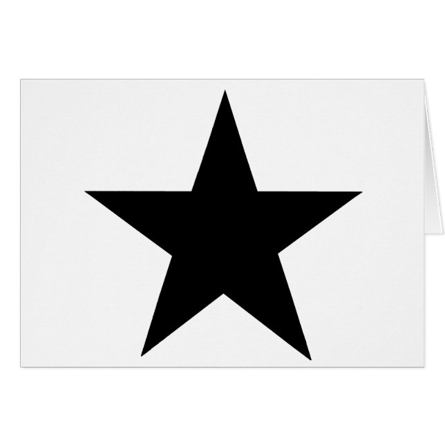 Star Black The MUSEUM Zazzle Geschenke (Vorderseite (Horizontal))
