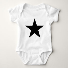 Star Black The MUSEUM Zazzle Geschenke Baby Strampler