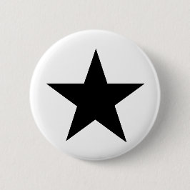 Star Black The MUSEUM Zazzle Geschenke Button